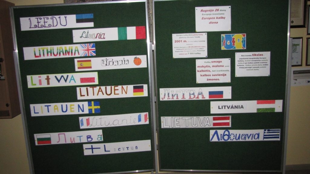 Europos kalbų diena Europos kalbų diena