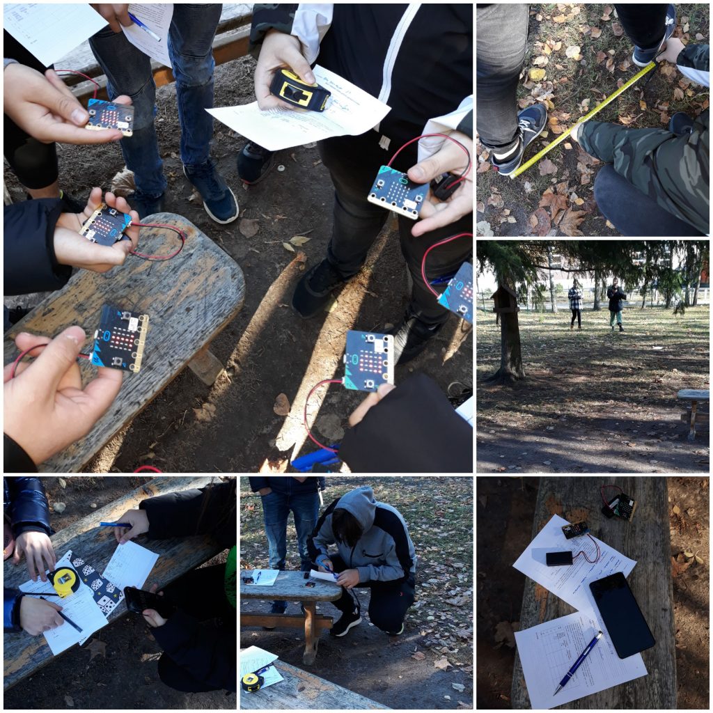 Integruotas fizikos, matematikos ir IT projektas „Vidutinio ėjimo greičio nustatymas naudojant Microbit“
