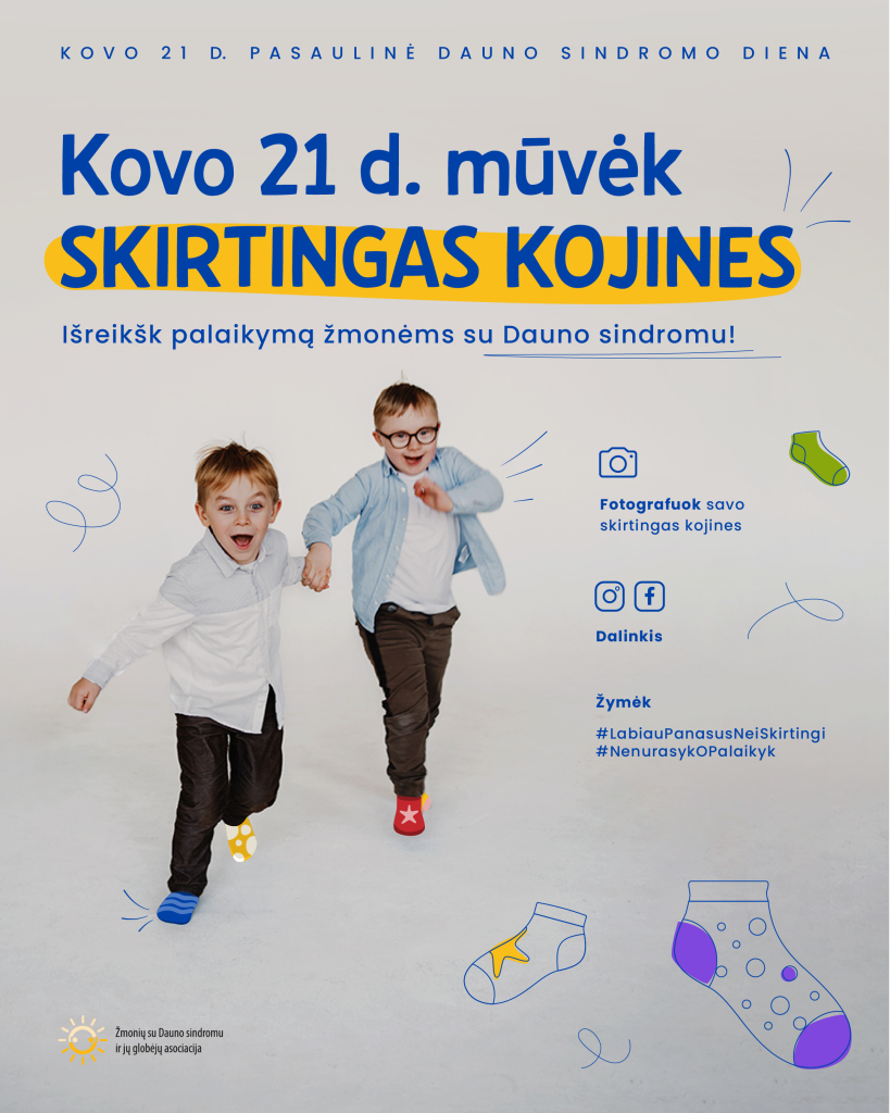 Skirtingas kojines